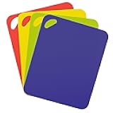 Heavy Duty Grippmat Flexible Cutting Board Set of Four, 11.5 x 14 inches, Blue, Green, Yellow and Red,6554PK