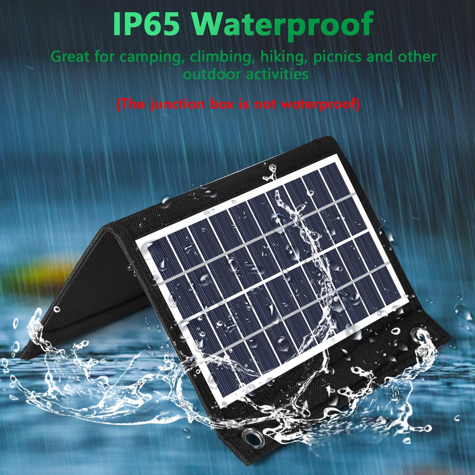 Panneau Solaire 10W Jadeshay - Chargeur Solaire étanche IP64 Pour Téléphone Extérieur