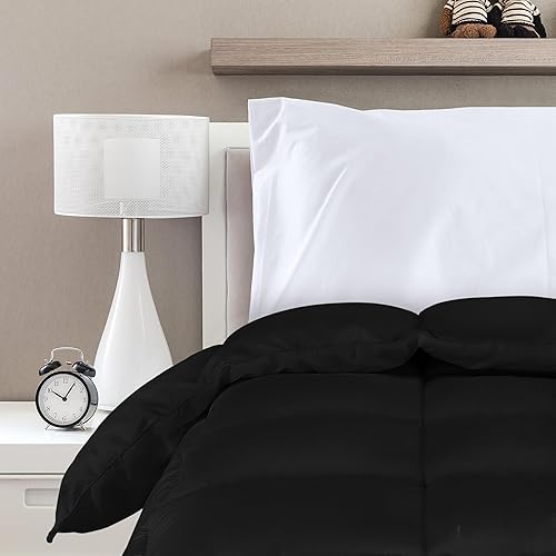 Vista 87 de Utopia Bedding Edredones tamaño King, relleno de edredón para todas las estaciones, edredón alternativo de plumón cosido en caja con pestañas