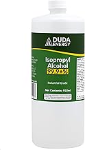 Duda Energy Bottle of Pure Isopropyl Industrial Grade IPA Concentrated Rubbing Alcohol, Clear, 32.12 Fl Oz
