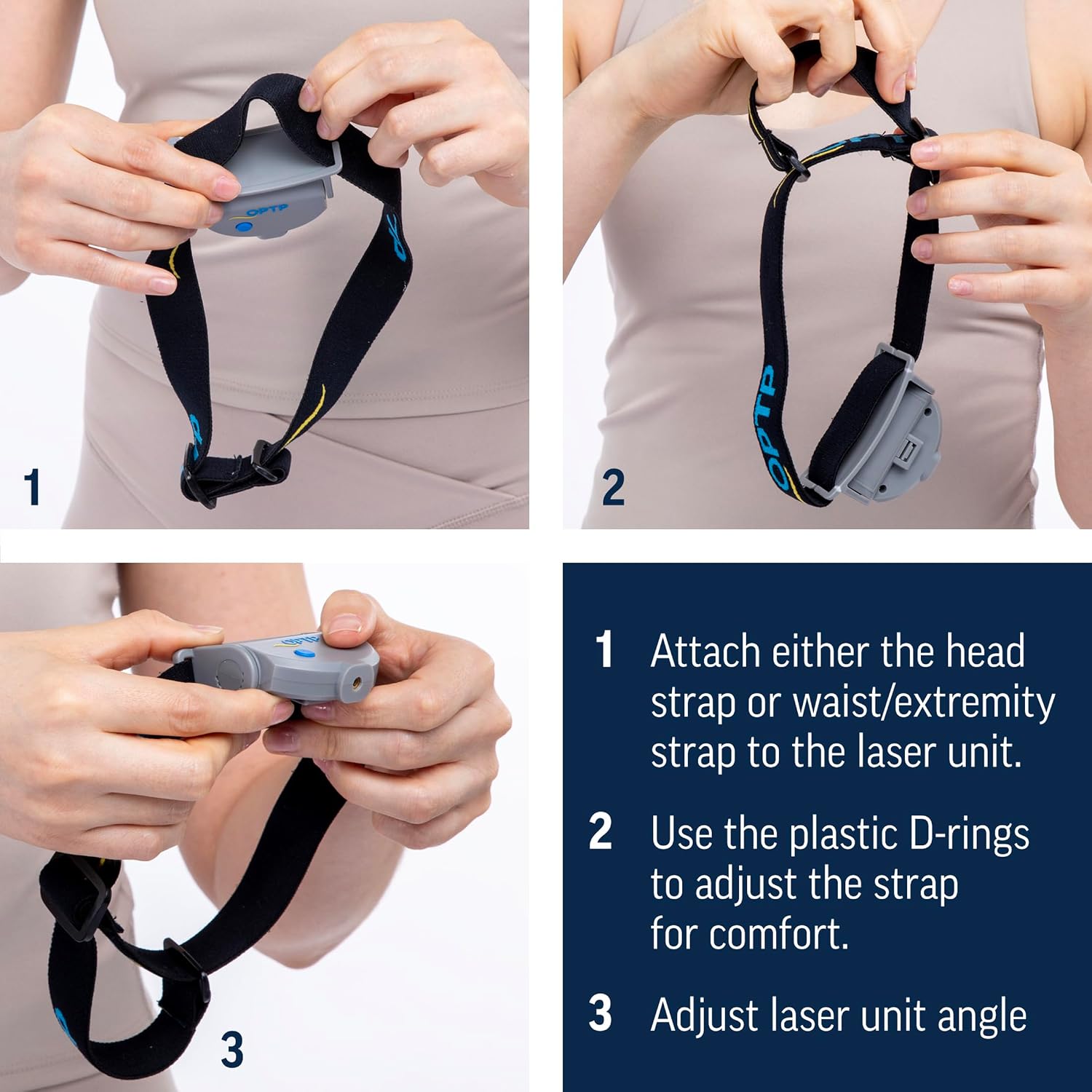 OPTP SenMoCOR System: Sensory Motor Control, Cervical Fine Motor Control, and Stabilization Exercise Testing System with Laser Headlamp and Two Target Training Posters: Laser Headlamp Only