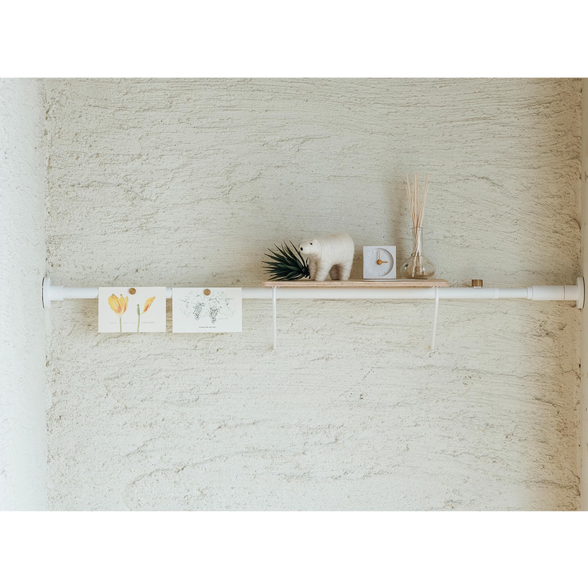Amazon.co.jp: DRAW A LINE 002 Tension Rod B White ドローアライン