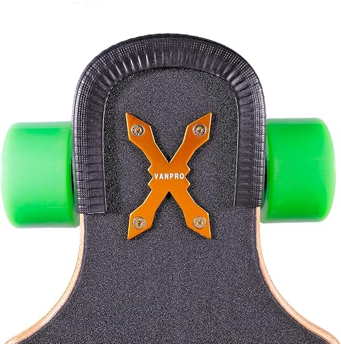 Miniatura 7 de vanpro Protector de cubierta para patineta, excelente protección de bordes, longboard, protector de nariz y protector de cola para tabla reforzada,