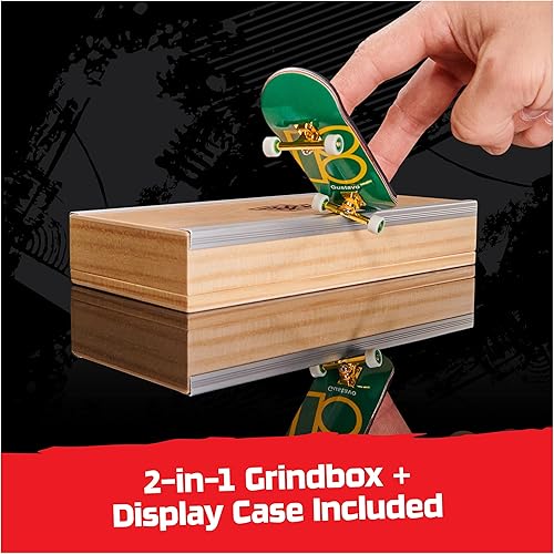 Miniatura 13 de TECH DECK, Revive Pro Series - Tabla de dedos con pantalla de almacenamiento, diseñada para profesionales; auténticas mini patinetas, juguetes