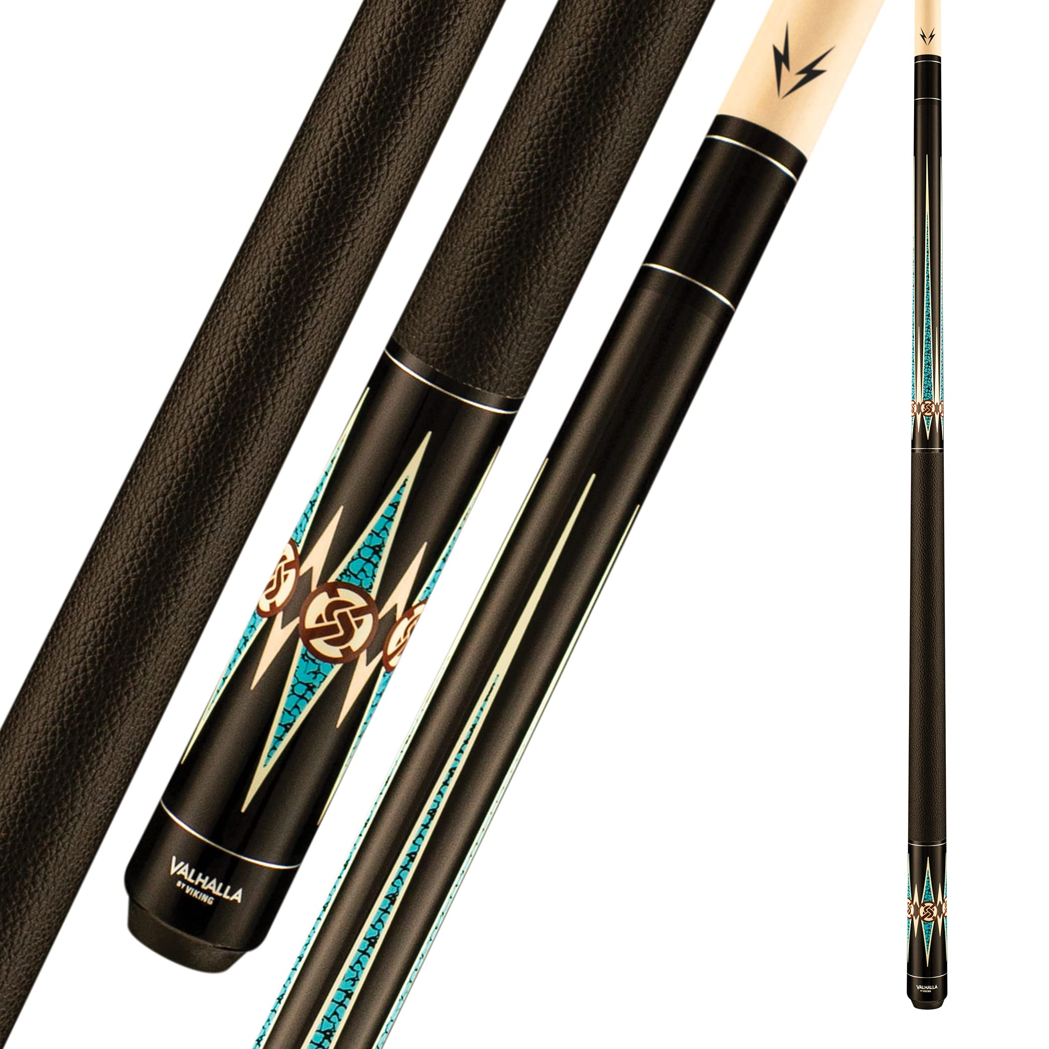 Viking Valhalla 500, 600 & 700 Series 2 Piece 58” Pool Cue Stick (19oz, VA704)