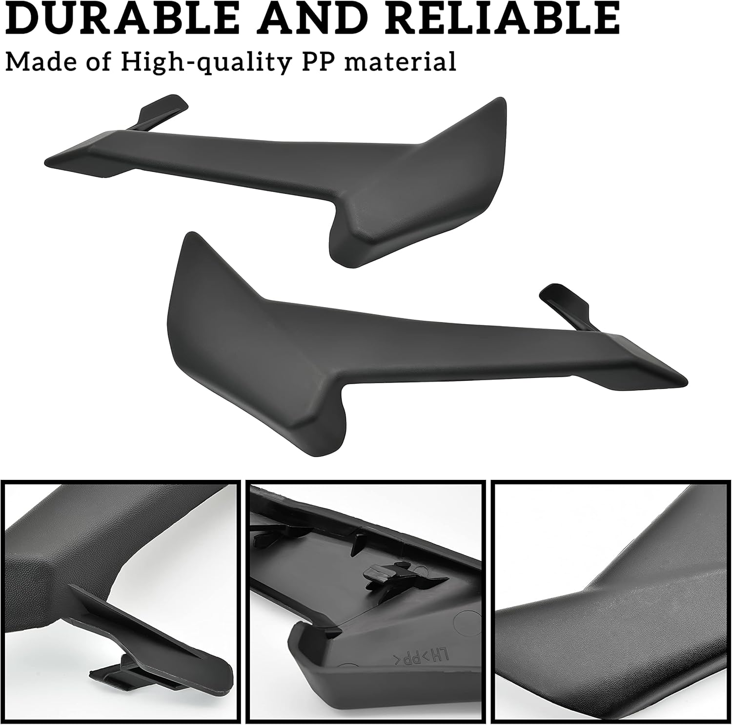 SAUTVS Left & Right Headlight Covers Trim for Can Am X3, Front Head Lamps Head Light Cover Bezel for Can-Am Maverick X3 XDS XRS Max Turbo R 2017-2025 Accessories (2PCS, Replace #705010628,705010629)