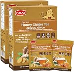 (40 Sacs) Pocas Thé au miel Ginger instantané avec citron 18g/0,63oz (Gingembre au miel avec citron)