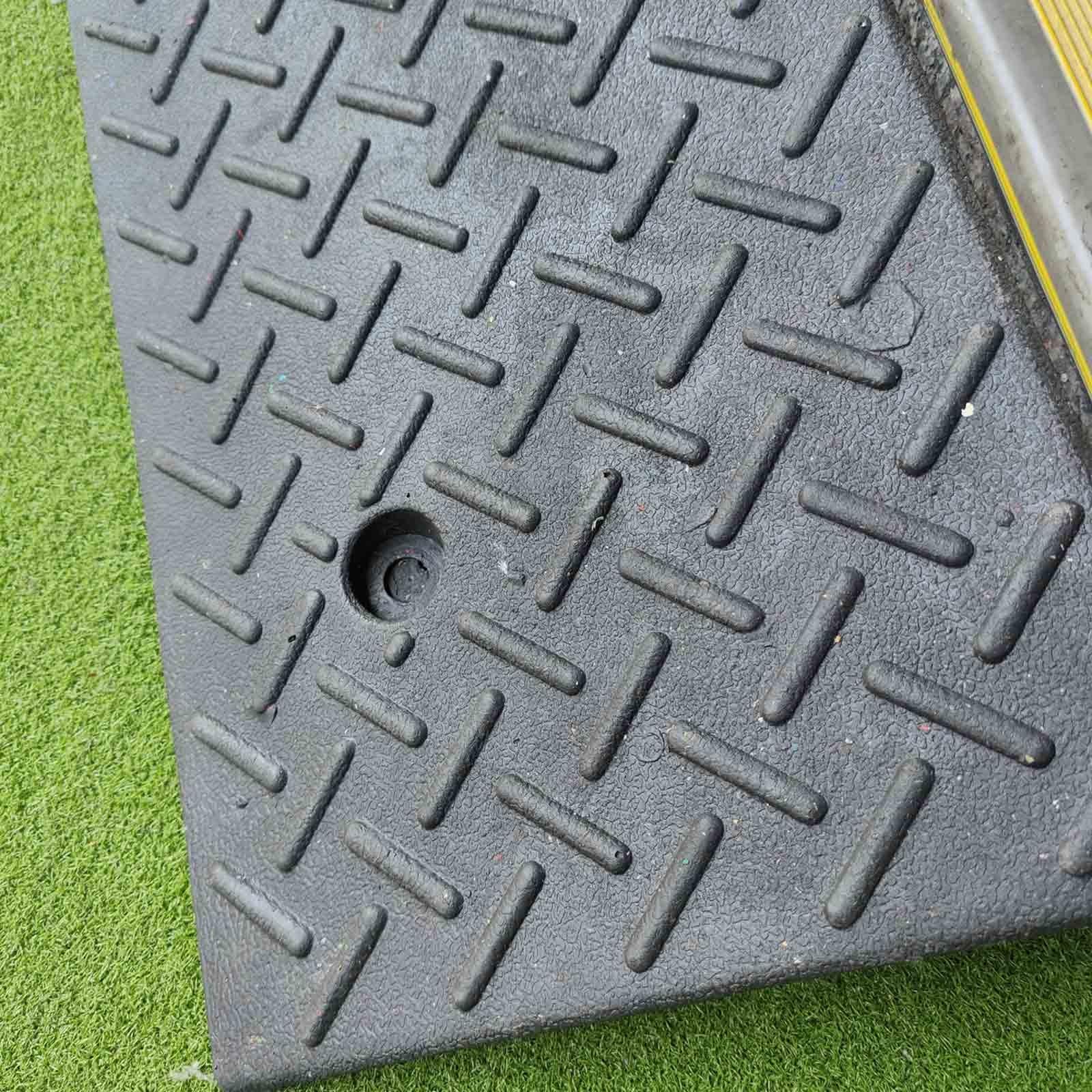 YAEGER Rampa de Umbral de Goma Rampa de Acceso para VehíCulos Antideslizante Rampa de TransicióN PortáTil para Coches, Sillas de Ruedas, Bicicletas, Motocicletas(4cm)