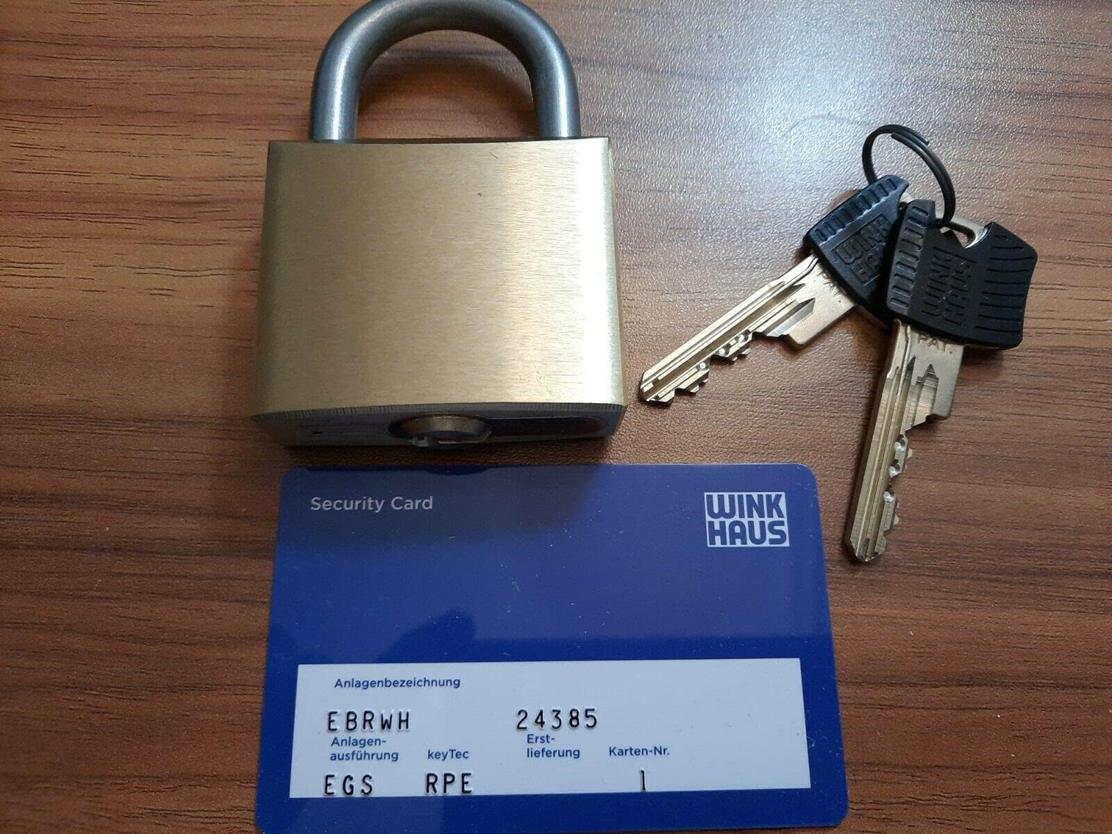 Winkhaus KeyTec RPE 85 /1 High Security Padlock with 2 Keys