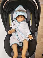 Vista 54 de Juego de toallas y paños con capucha para bebés, niños y niñas de 6 a 12 meses (sirena de mamá)