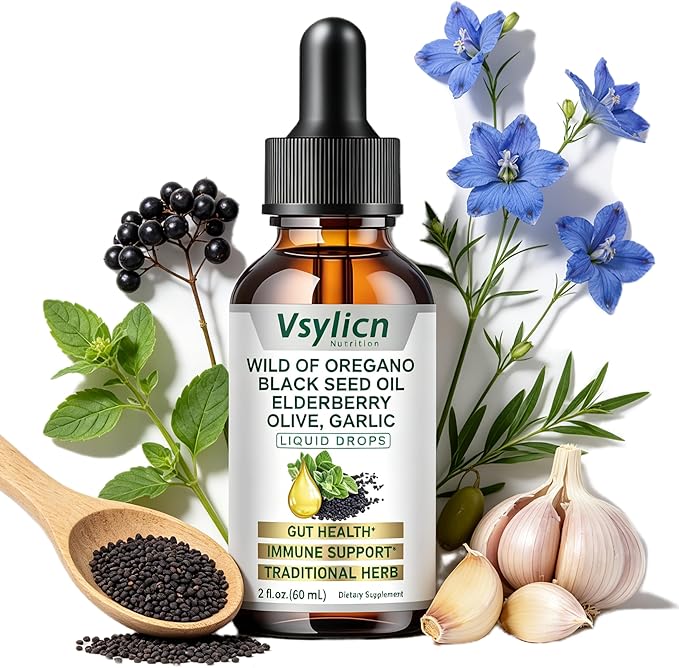 VSYLICN Oil of Oregano Drops for Immune Support