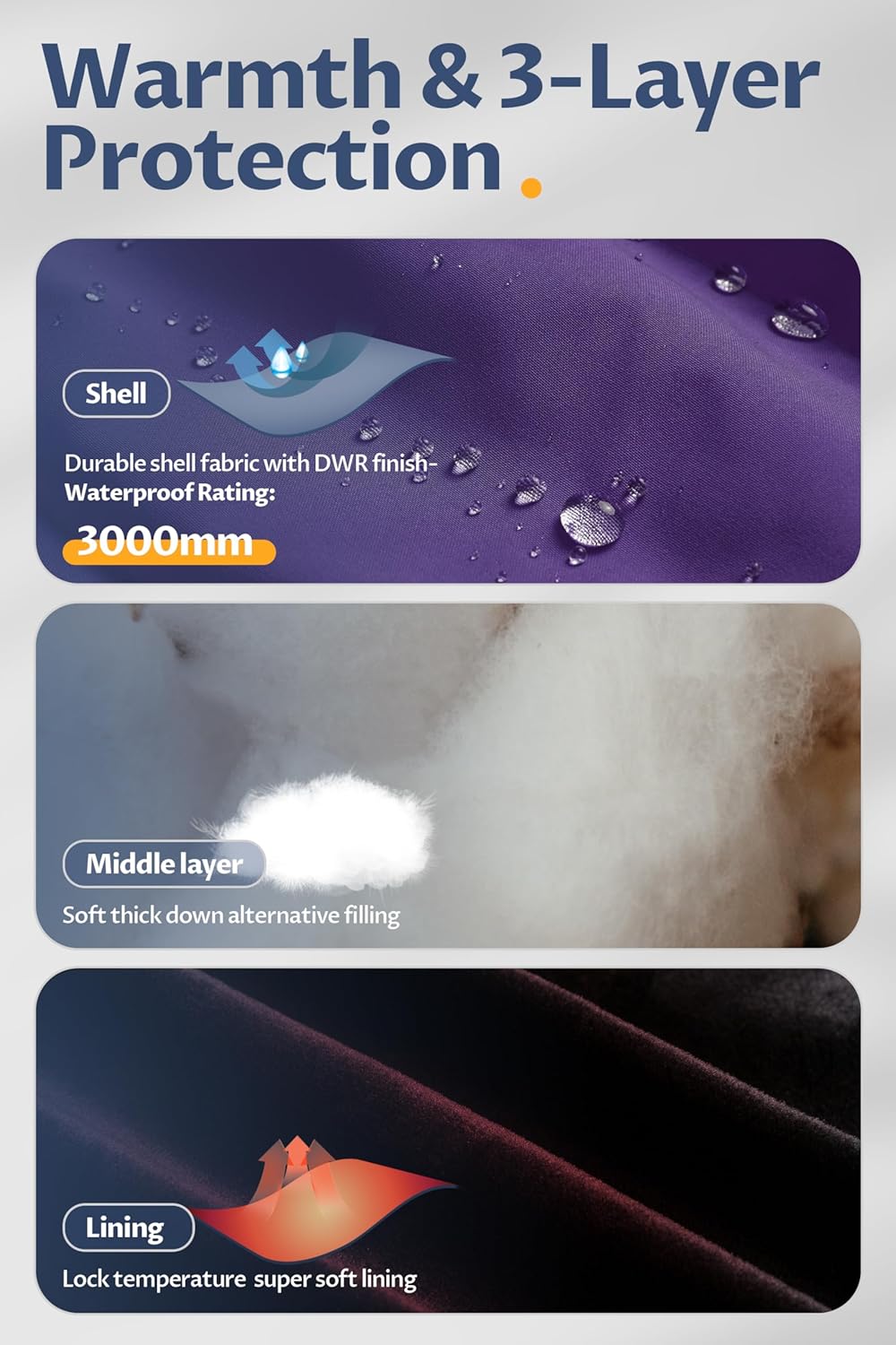 CREATMO US Girl's Winter Fleece Lined Long Parka Puffer Coat Thicken Ski Jacket With Fur Trim Hood - Image 4