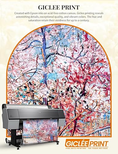 Vista 601 de DECORARTS - Almond Blossom Tree - Vincent Van Gogh Art Reproduction. Giclee Canvas Prints Wall Art for Home Decor 30x24