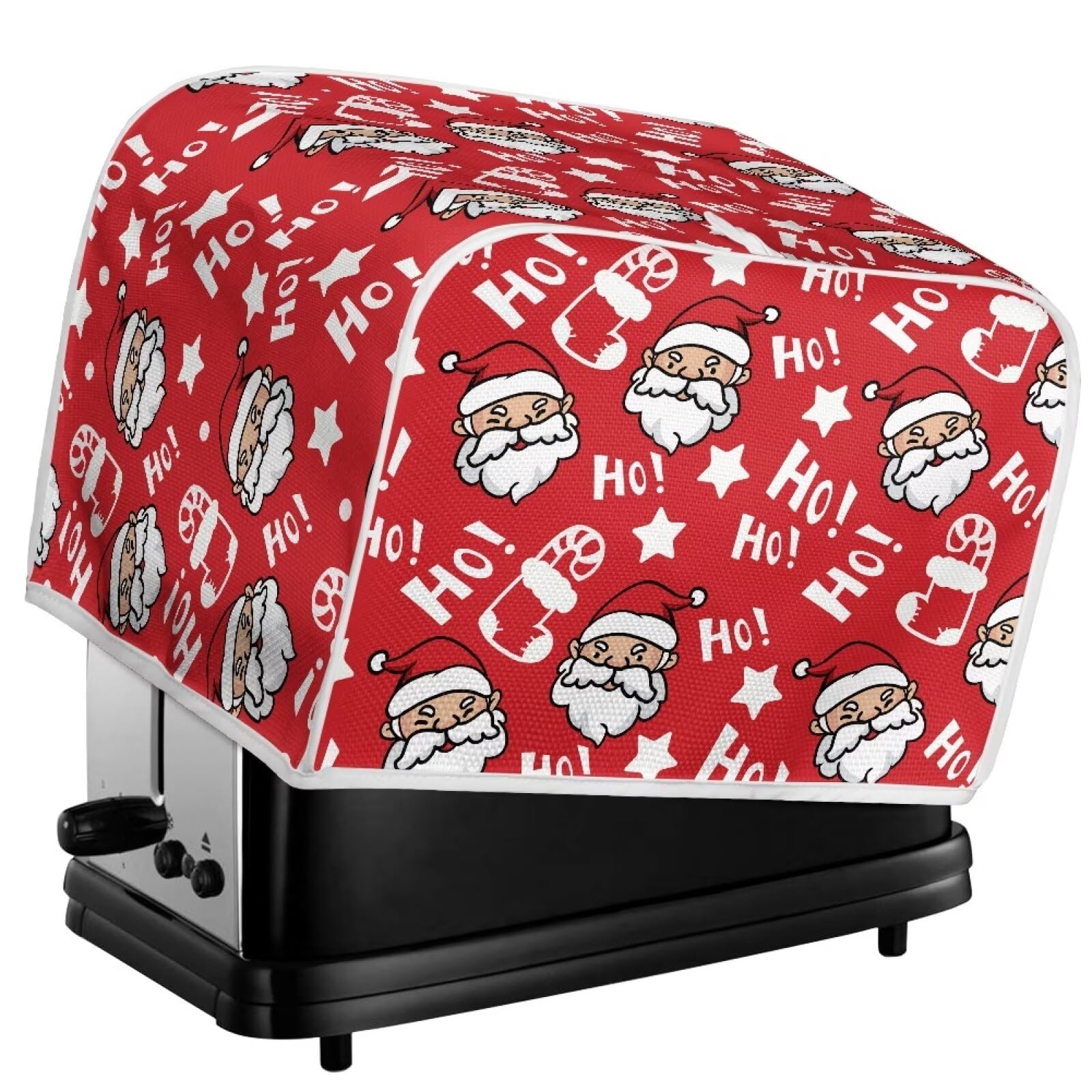 Annejudy Santa Claus Toaster Cover - 2 Slice Dustproof Toaster Cover For Christmas Kitchen Decor - View #10