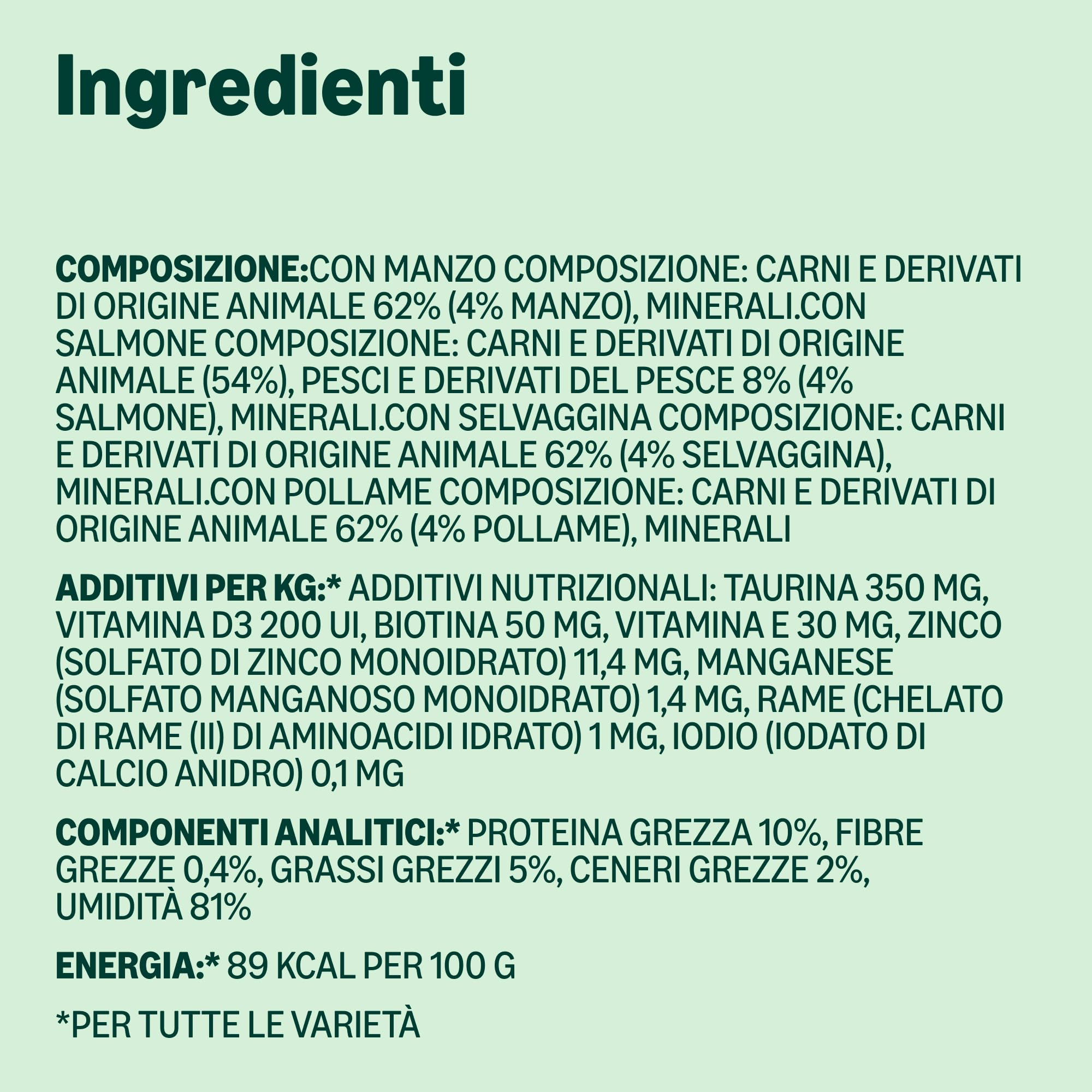 by Amazon, Cibo Umido per Gatti, Paté Assortiti, 100g, Confezione da 32