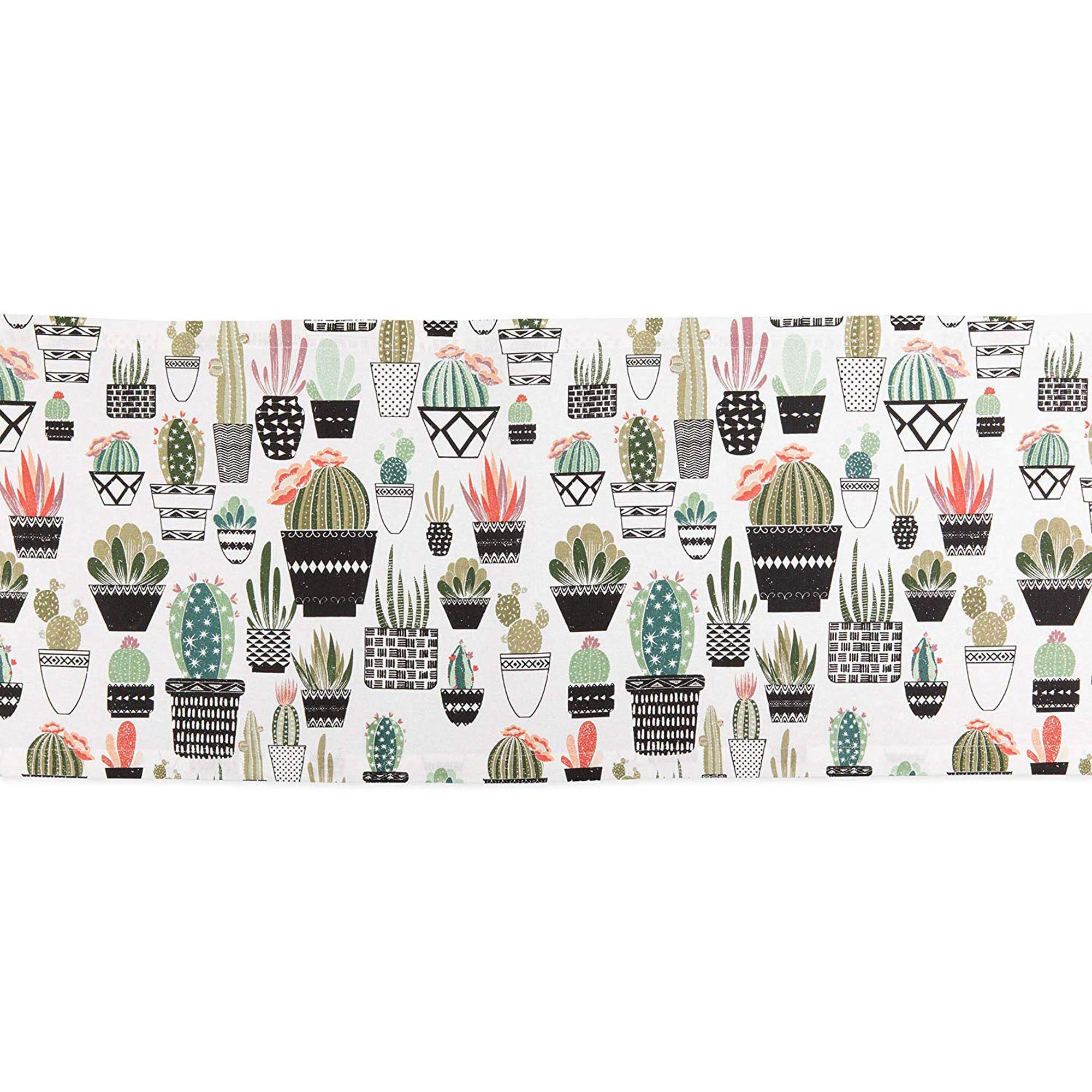 DII Urban Cactus Kitchen Collection, Table Runner, 14x108, Urban Oasis Cactus, 108 x 14 inch (Rectangular) - Image 2