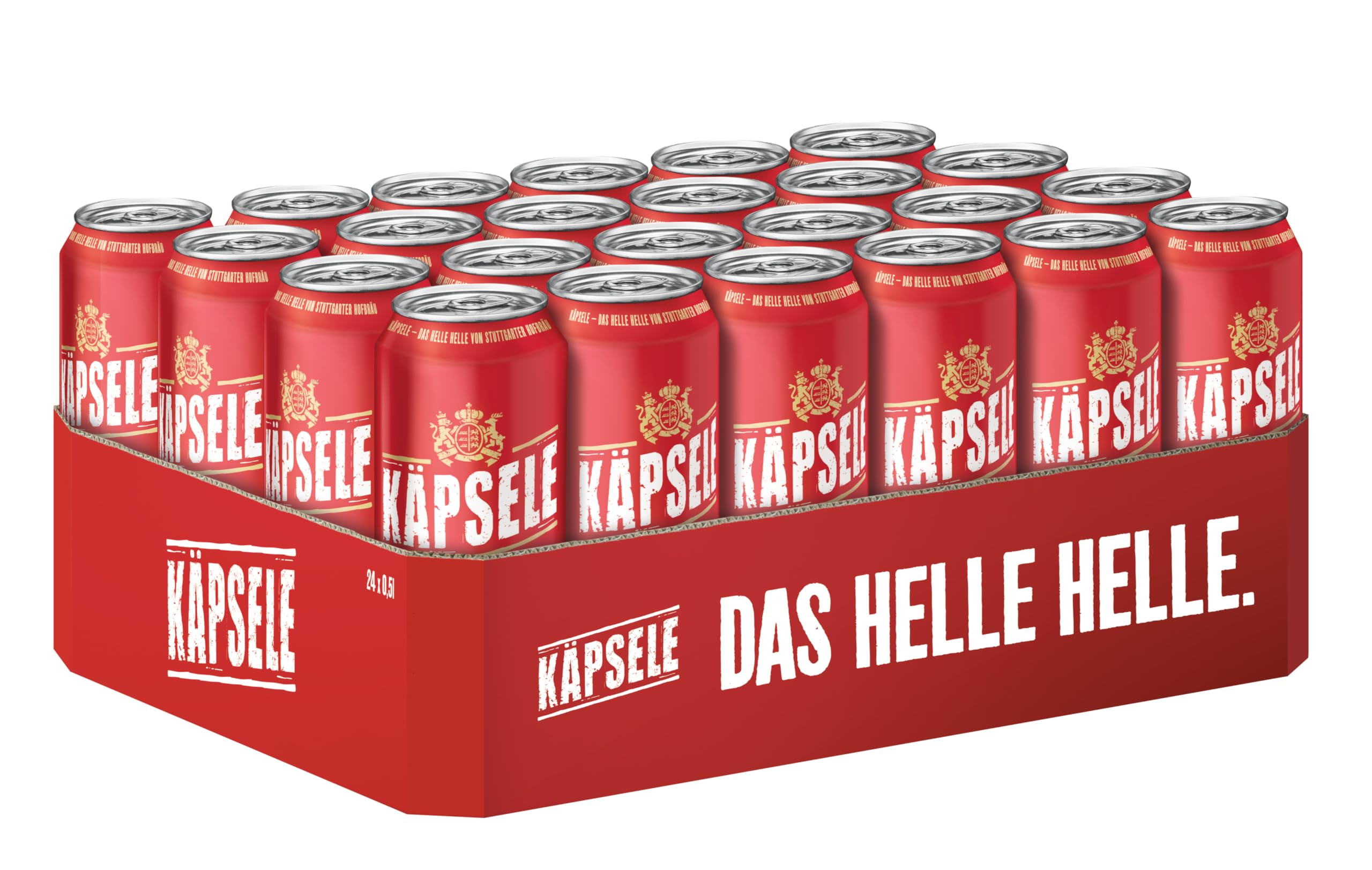Stuttgarter Hofbräu Käpsele Helles Bier, EINWEG 24x0,50 L Dose