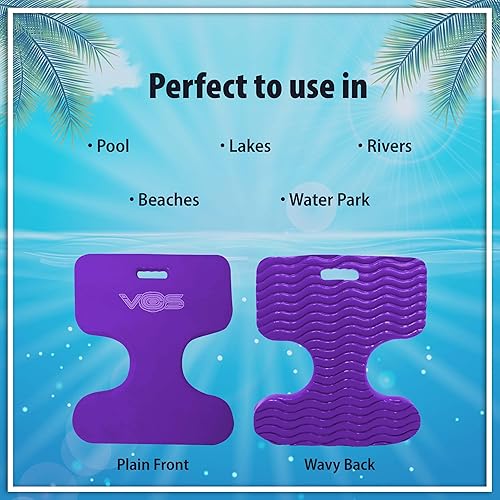 Vista 55 de VOS Oasis - Flotadores de sillín sólidos para agua, ultra flotantes, cómodos asientos flotantes