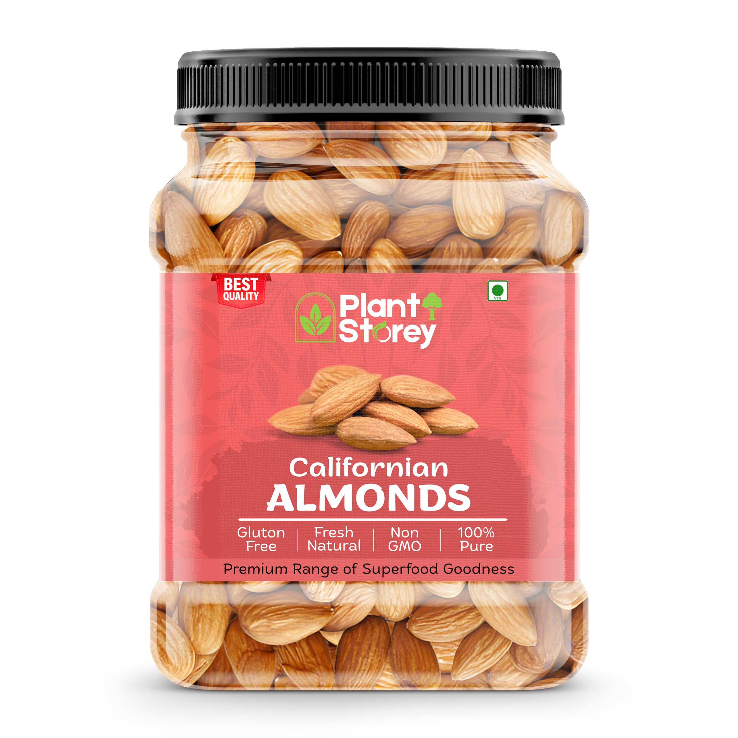 PLANT STOREY California Almonds 500gm| Whole Natural Badam | Badam Giri, Healthy Snacks, Dry Fruits | Crunchy Nuts | High in Fiber | Rich in Protein-image-45