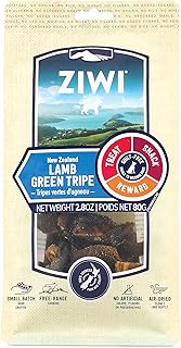 ZIWI Dog Chews and Treats – Lamb Green Tripe - All Natural, Air-Dried, Single Protein, Grain-Free, High-Value Treat, Snack, Reward 2.8 Ounce (Pack of 1)