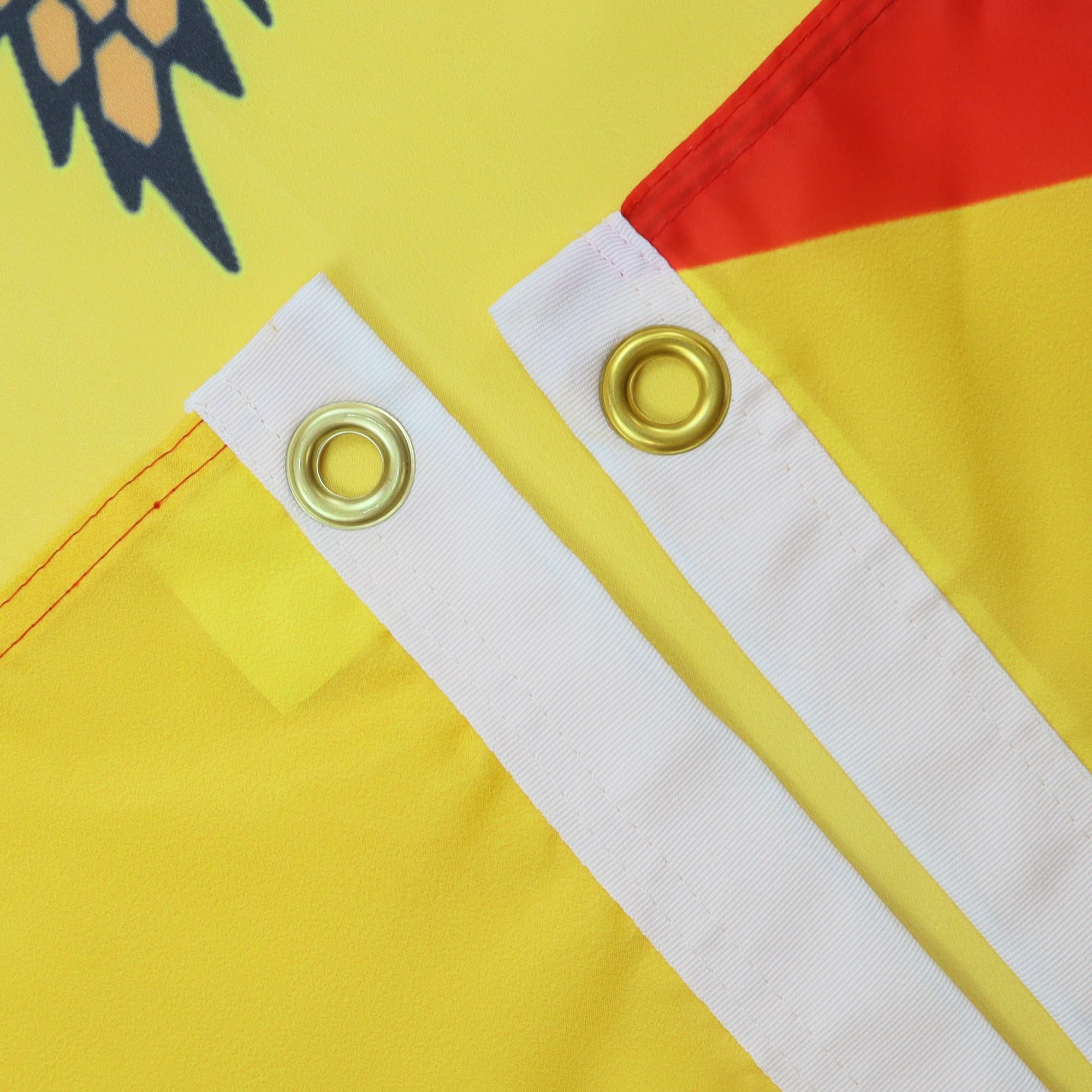 073 DRAPEAU SCICILE SICILIEN SICILIA 90X150 NEUF AVEC OEILLET DE FIXATION
