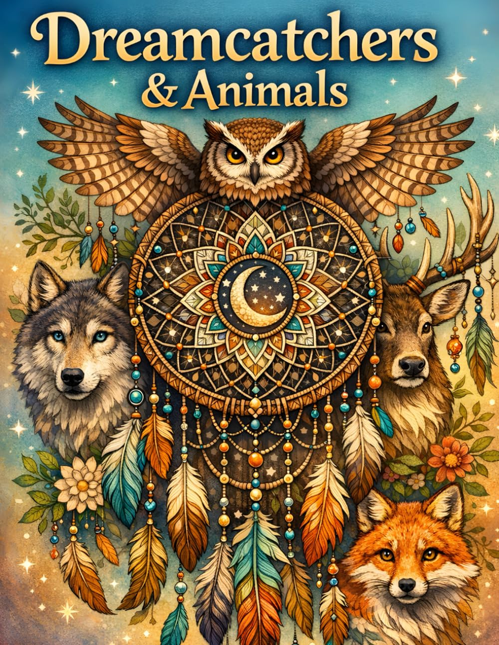 Dreamcatchers & Animals: Adult Coloring Book (Dreamcatchers Collection)