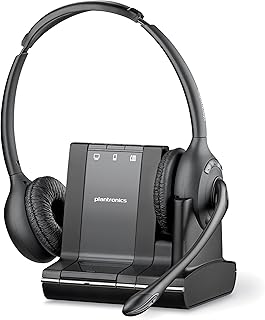 Plantronics Savi W720 Binaural UC Headset | Wireless Headset for PC, Mobile and Desk Phone (Refurbished)