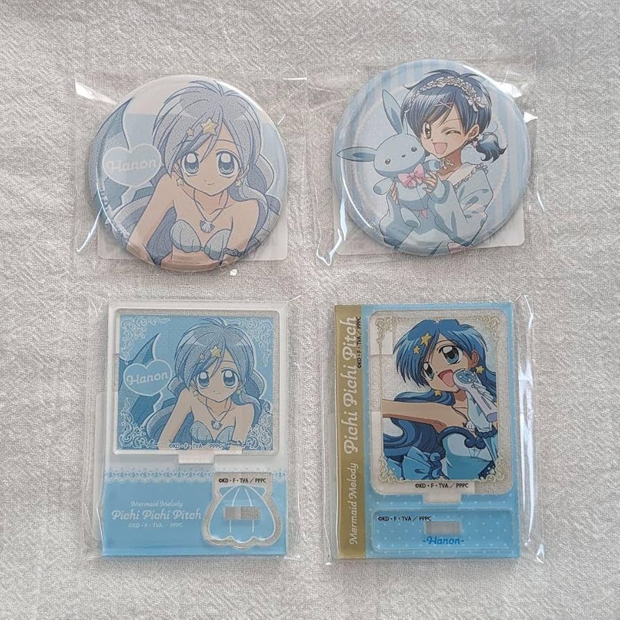 ぴちぴちピッチ くじメイト 波音 缶バッジ 3個セット 書き下ろし