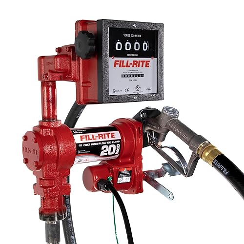 Fill-Rite Bombas de Transferencia de Combustible de 12V y 20 GPM (Serie 4200)