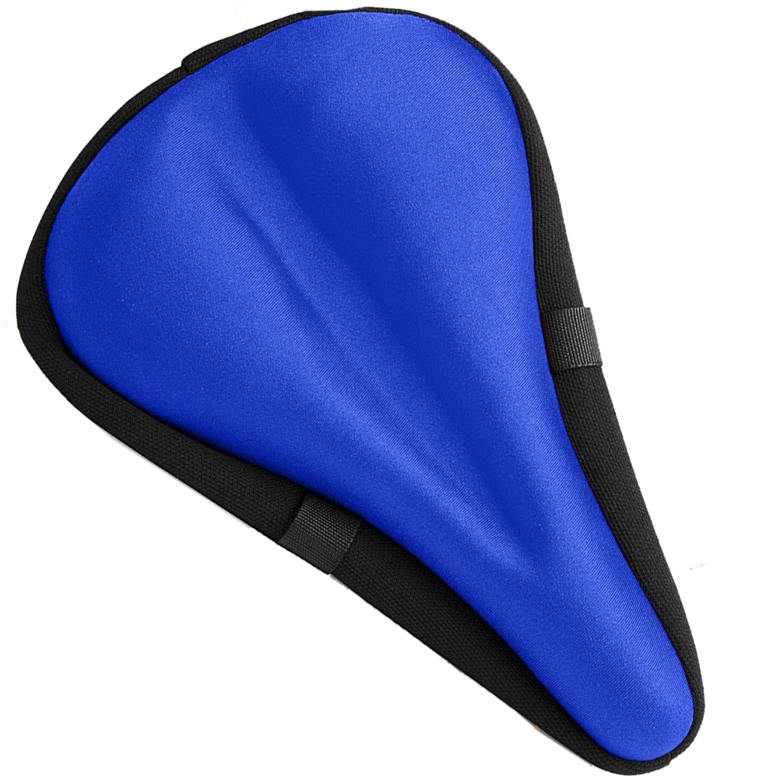 Bikeroo Comfort Bike Seat Cushion - Padded Gel Cover for Exercise, Mountain &amp; Road Bikes, Universal Fit for Peloton &amp; Stationary Bikes