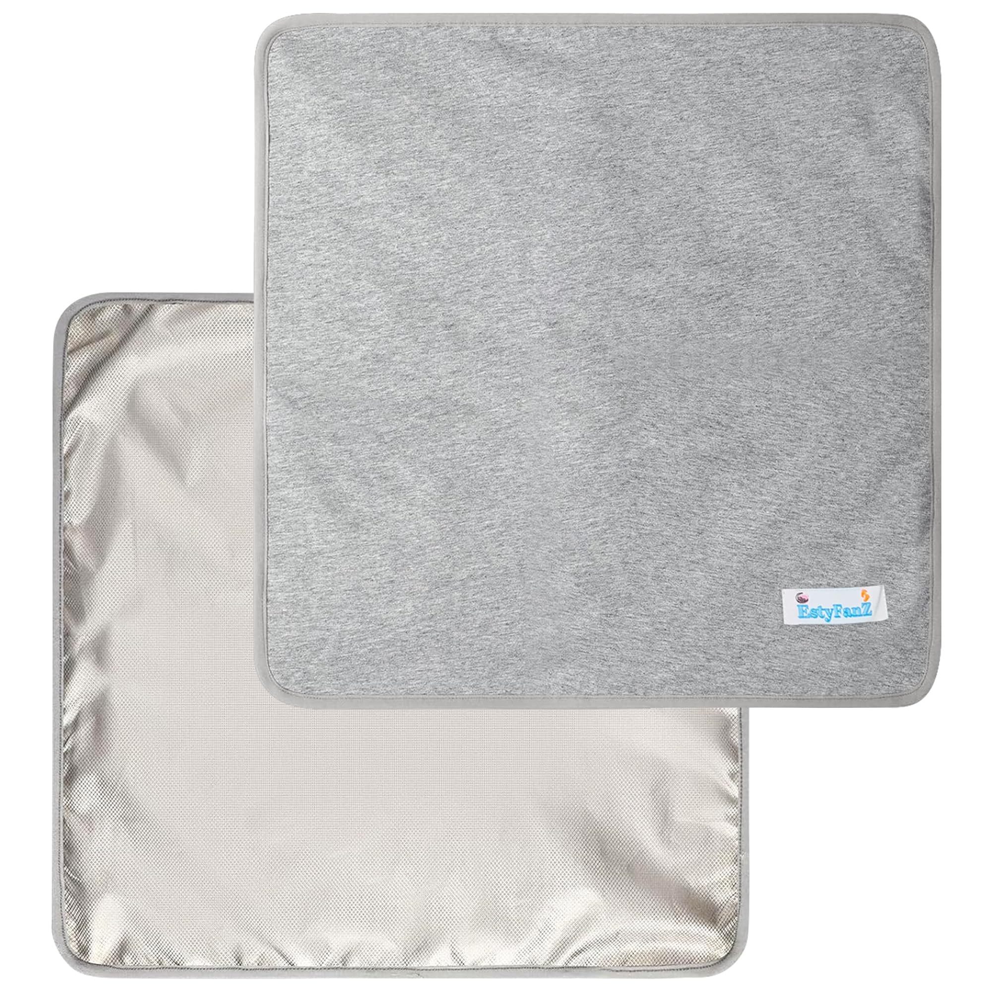 Gray Faraday Blanket - (1 Piece) EMF Blocker for Home, Comfy Radiation Protection While Using Your Laptop and Phone, Ideal Against Cell Signal, WiFi, Bluetooth, RF and Unwanted Signals