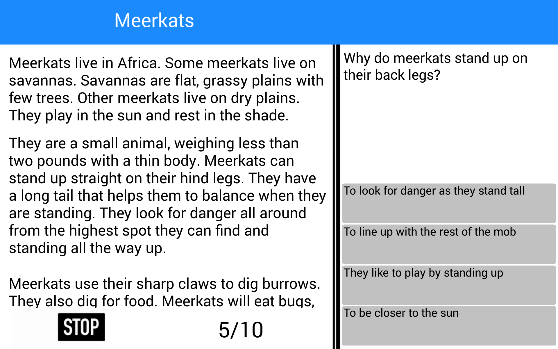 2nd Grade Non-Fiction Reading Comprehension - App on Amazon Appstore