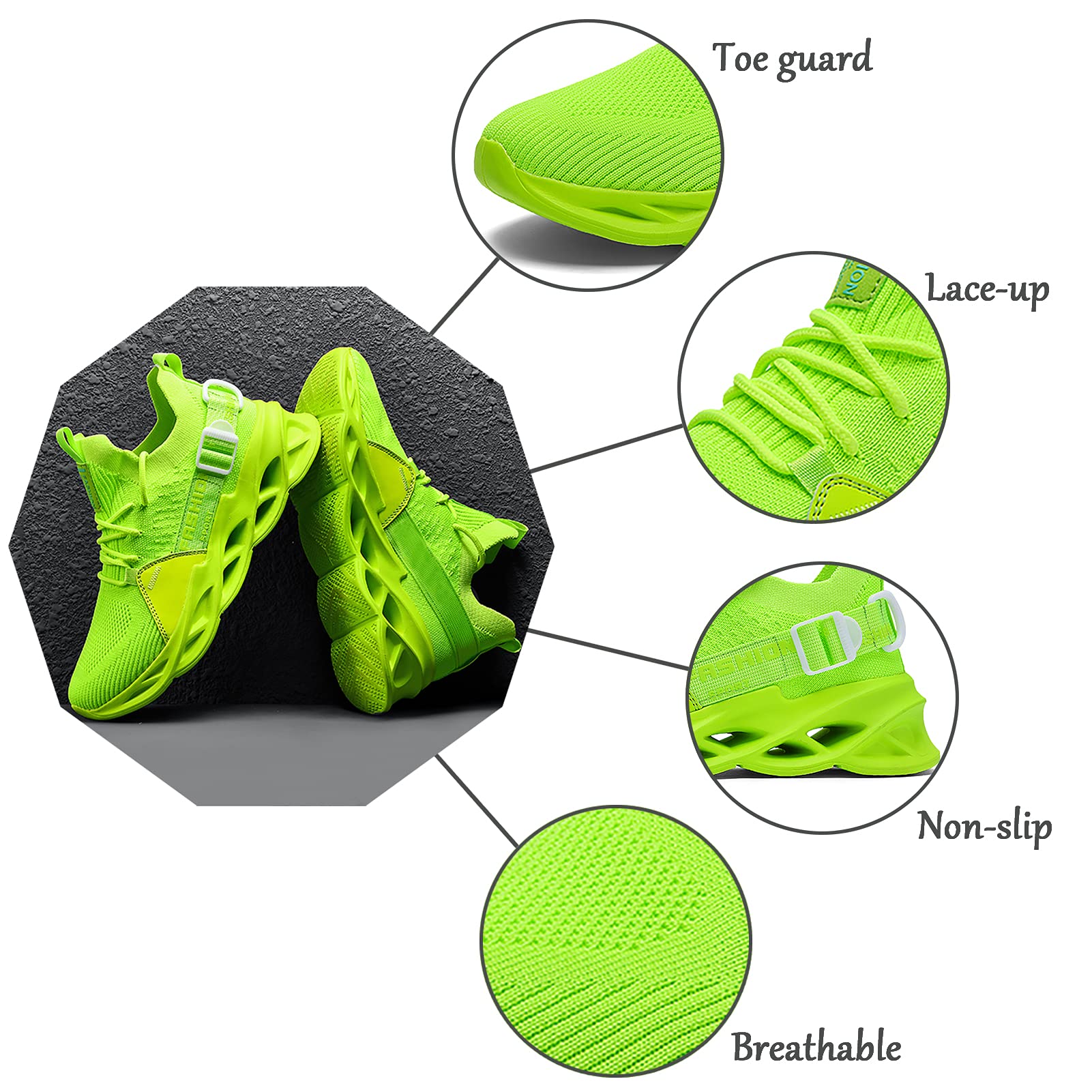 Scarpe da Ginnastica Running Donna Scarpe Sportive Unisex Sneakers Uomo Scarpe Camminata Casual Jogging Outdoor Fitness lavorate a Maglia Leggere Comode Scarpe da Lavoro Traspiranti