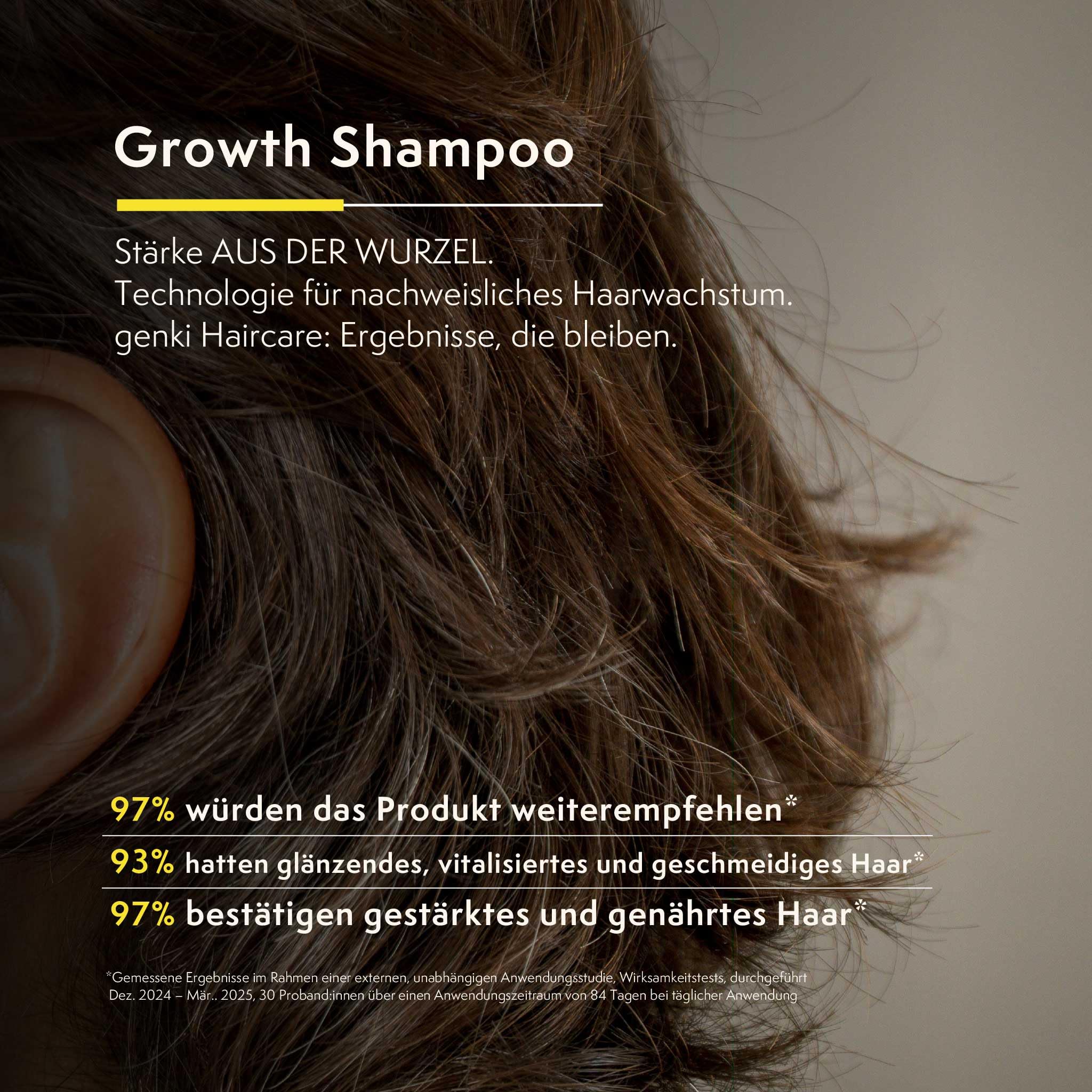 Growth Shampoo 250 ml mit 5-ALA und Koffein Fördert das Haarwachstum Stärkt die Haarwurzeln Anti-Haarausfall Shampoo für volles und widerstandsfähiges Haar