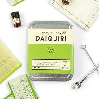Daiquiri Cocktail Kit - The Cocktail Box Co. Premium Cocktail Kits - Make Hand Crafted Cocktails. Great Gift for Any Cocktail Lover and Makes The Perfect Travel Companion! (1 Kit)