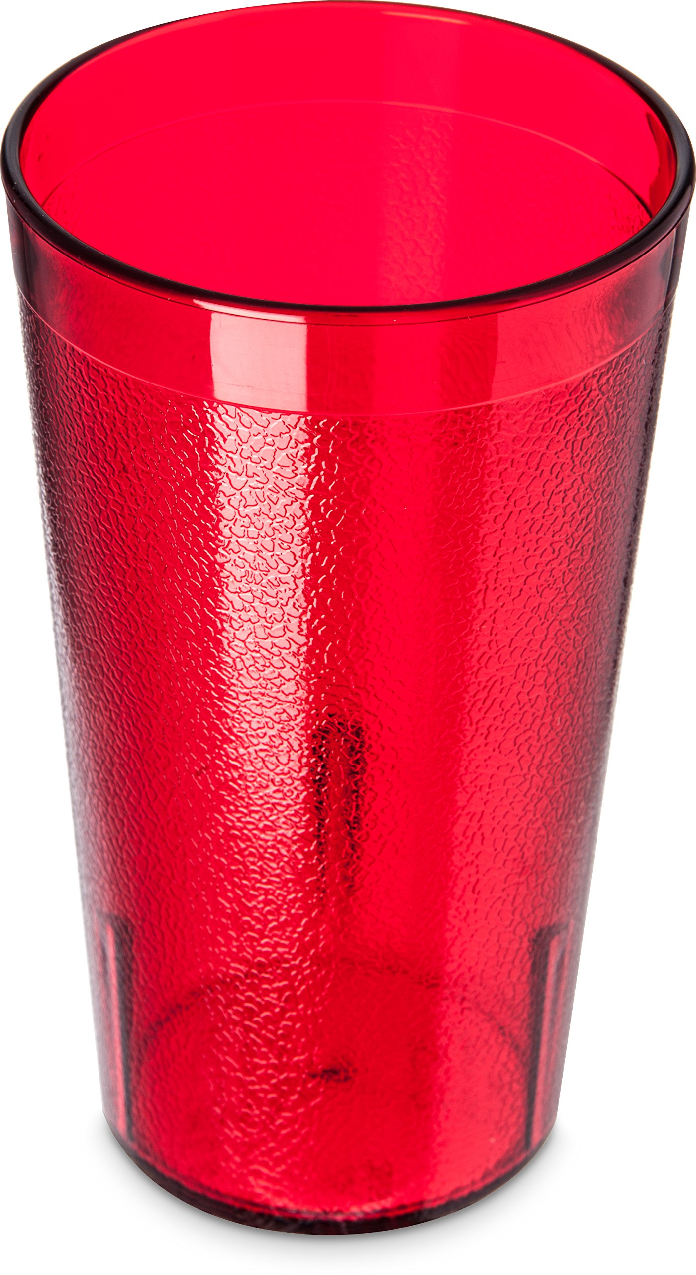 Photo 1 of CFS Stackable™ Plastic Tumbler 16 Ounces Ruby (Pack of 72) 16 ounces Ruby 1