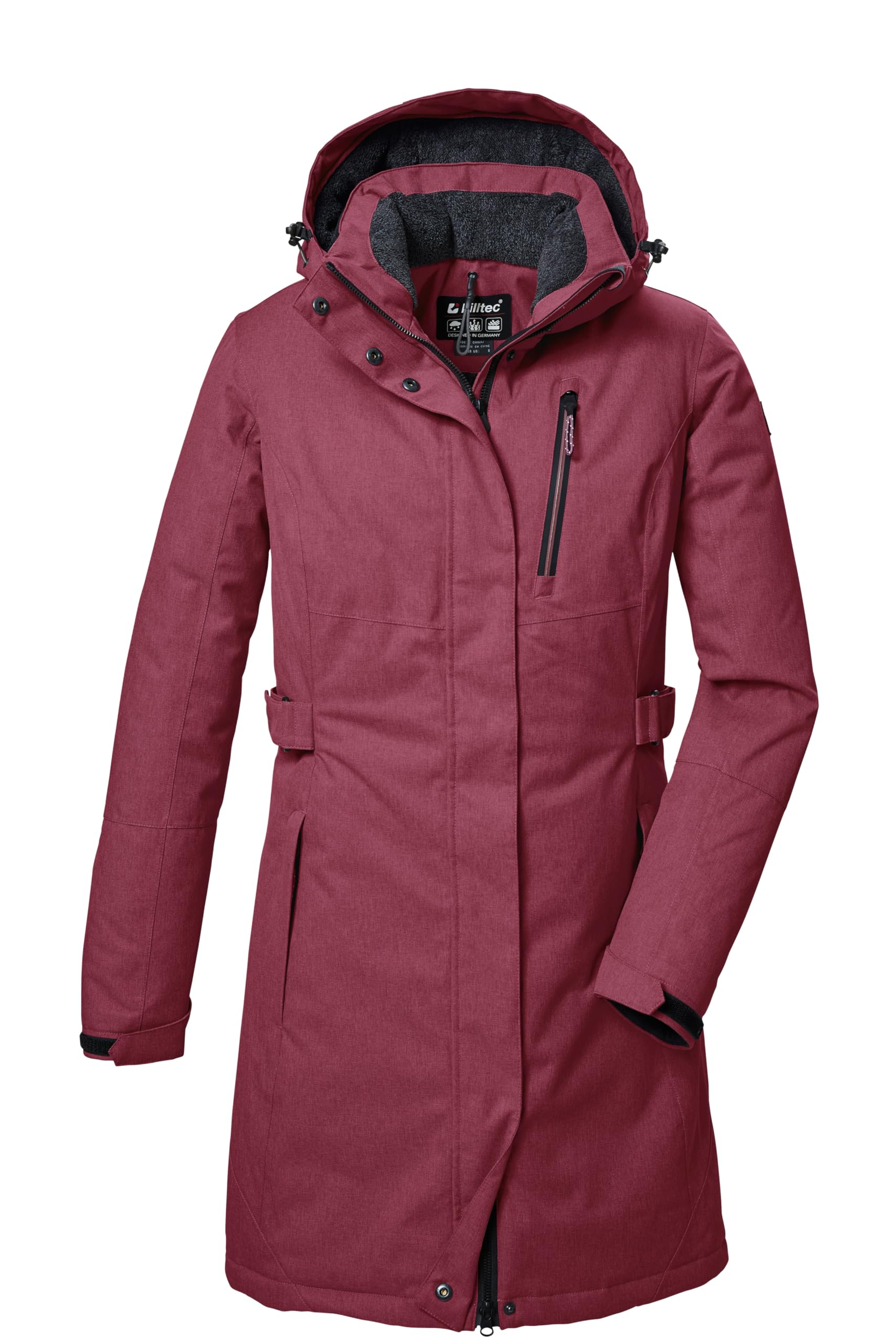 Killtec Damen Kow 303 Wmn Prk Funktionsparka/Parka mit abzippbarer Kapuze