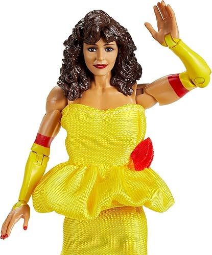Miniatura 3 de WWE MATTEL Miss Elizabeth Elite Collection - Figura de acción de lujo con detalles faciales realistas, equipo de anillo icónico y accesorios,