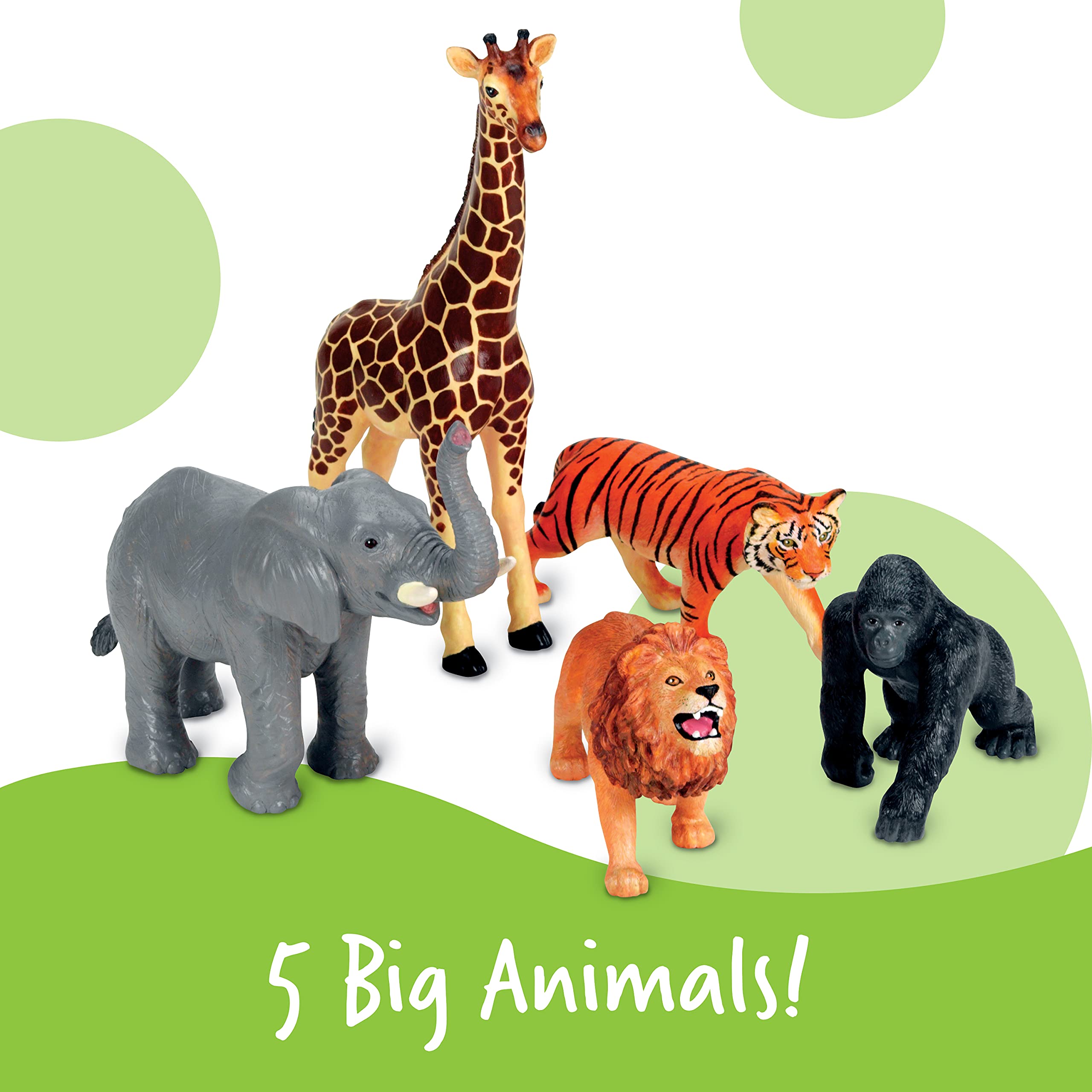 Learning Resources Jumbo Dzungla Zwierzat 5-Kawałek Zestaw