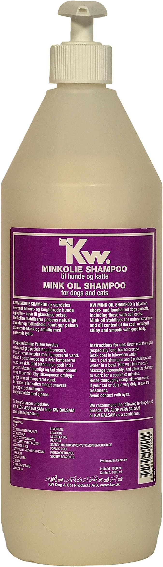 KW Grooming Mink Oil Shampoo, Small