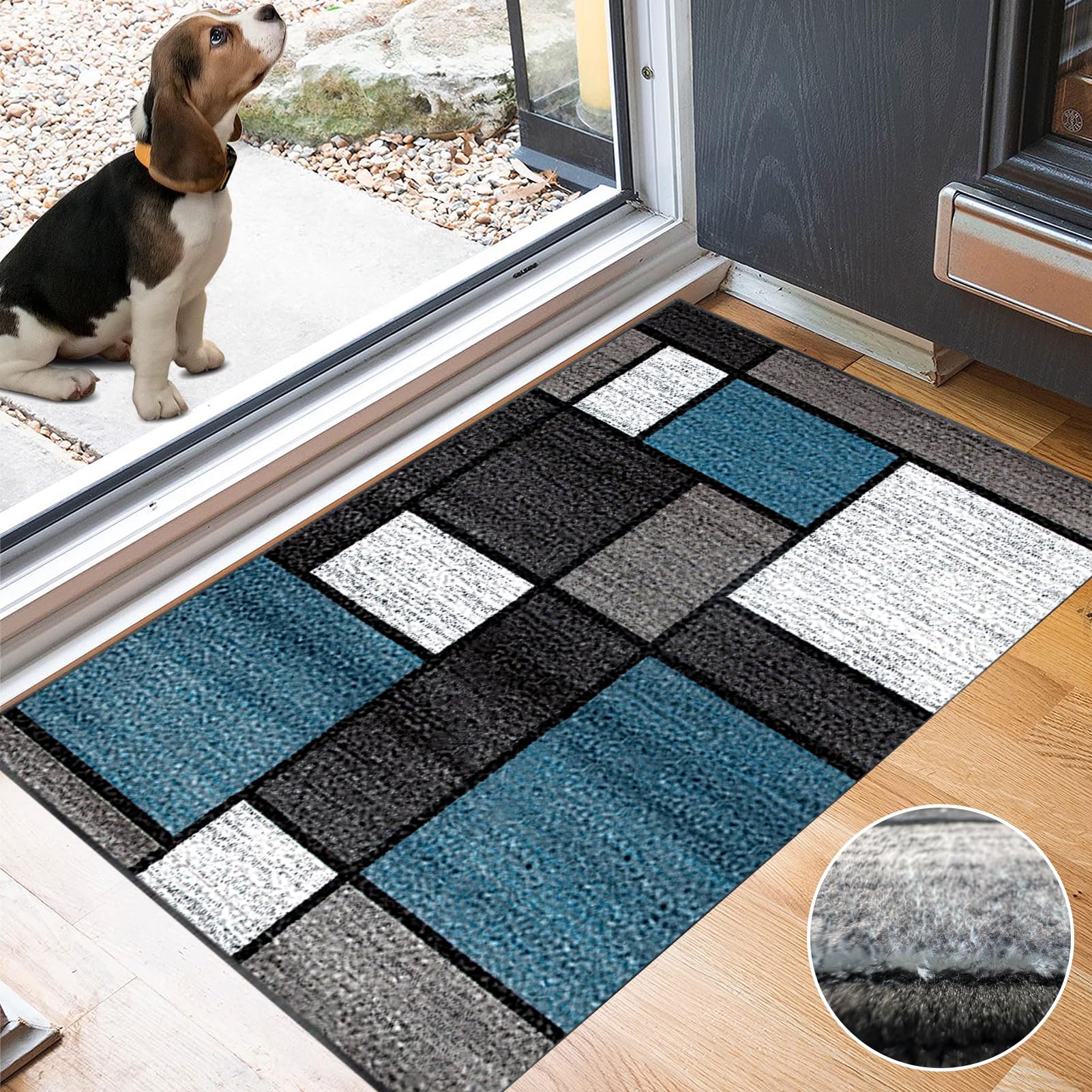 Laegnfho Runner Rug for Hallway Non Slip Long Hallway Hall Runner - Image 4