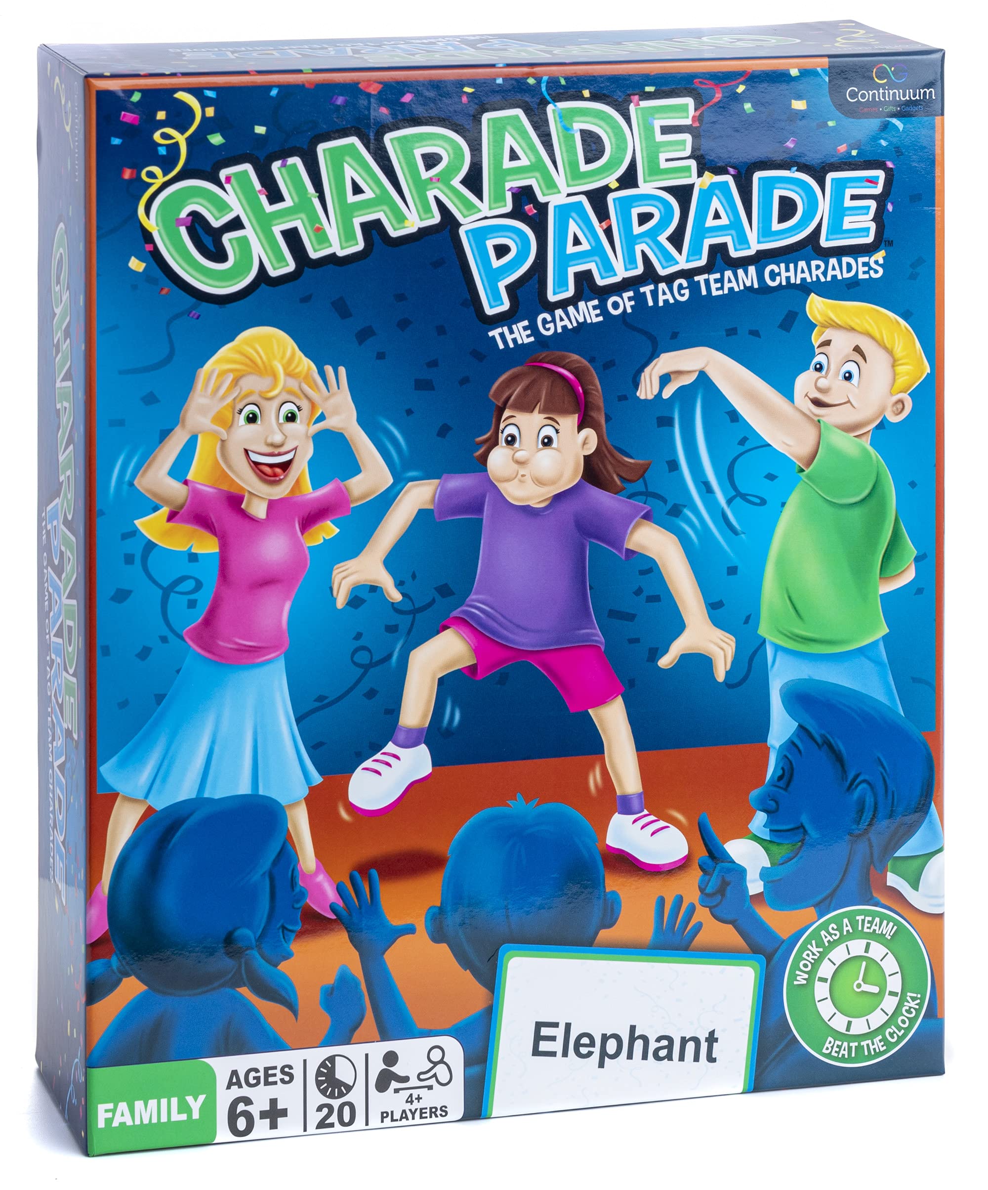Photo 1 of Charade Parade - The Game of Tag Team Charades, Fun Game for Families and Friends, Dance, Act, and Gesture Your Way to Victory
