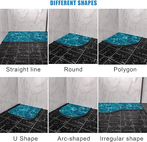 Miniatura 7 de Presa de agua para fregadero, ducha, umbral de agua, barrera de agua, barrera de tapón de agua, protección contra salpicaduras de agua adecuada