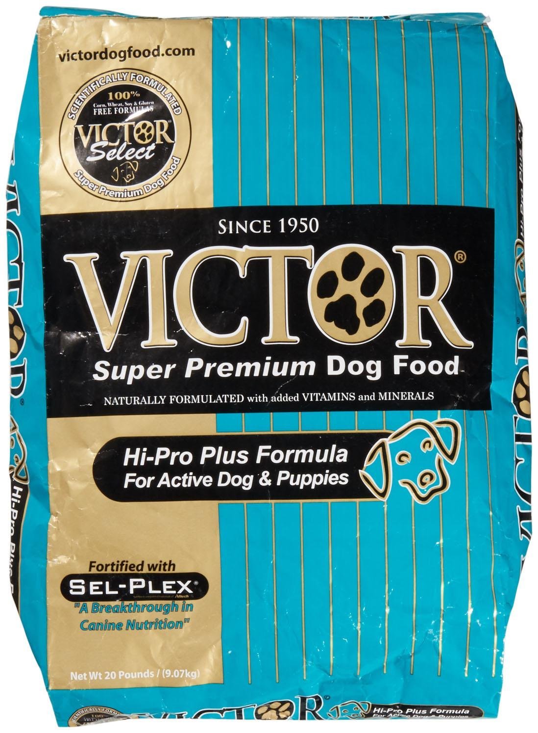 Victor Hi-Pro Plus Formula Dry Dog Food, 20-Pound