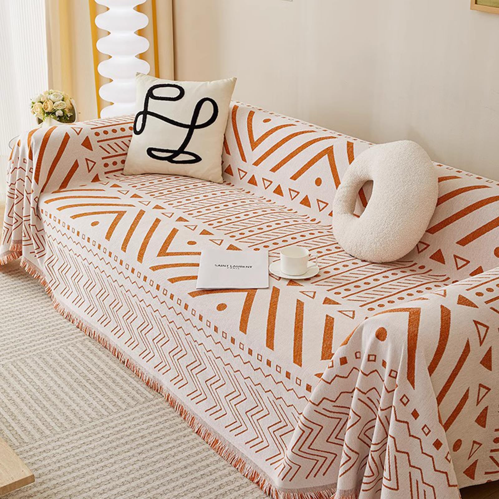Treer Chenille stoffen bankovertrek, damborddeken voor bank, extra grote plaids voor banken, omkeerbare decoratieve deken voor bank, voor 1-, 2-, 3-, 4-zits (kaki kleur, 180 x 90 cm Treer Chenille stoffen bankovertrek, damborddeken voor bank, extra grote plaids voor banken, omkeerbare decoratieve deken voor bank, voor 1-, 2-, 3-, 4-zits (kaki kleur, 180 x 90 cm