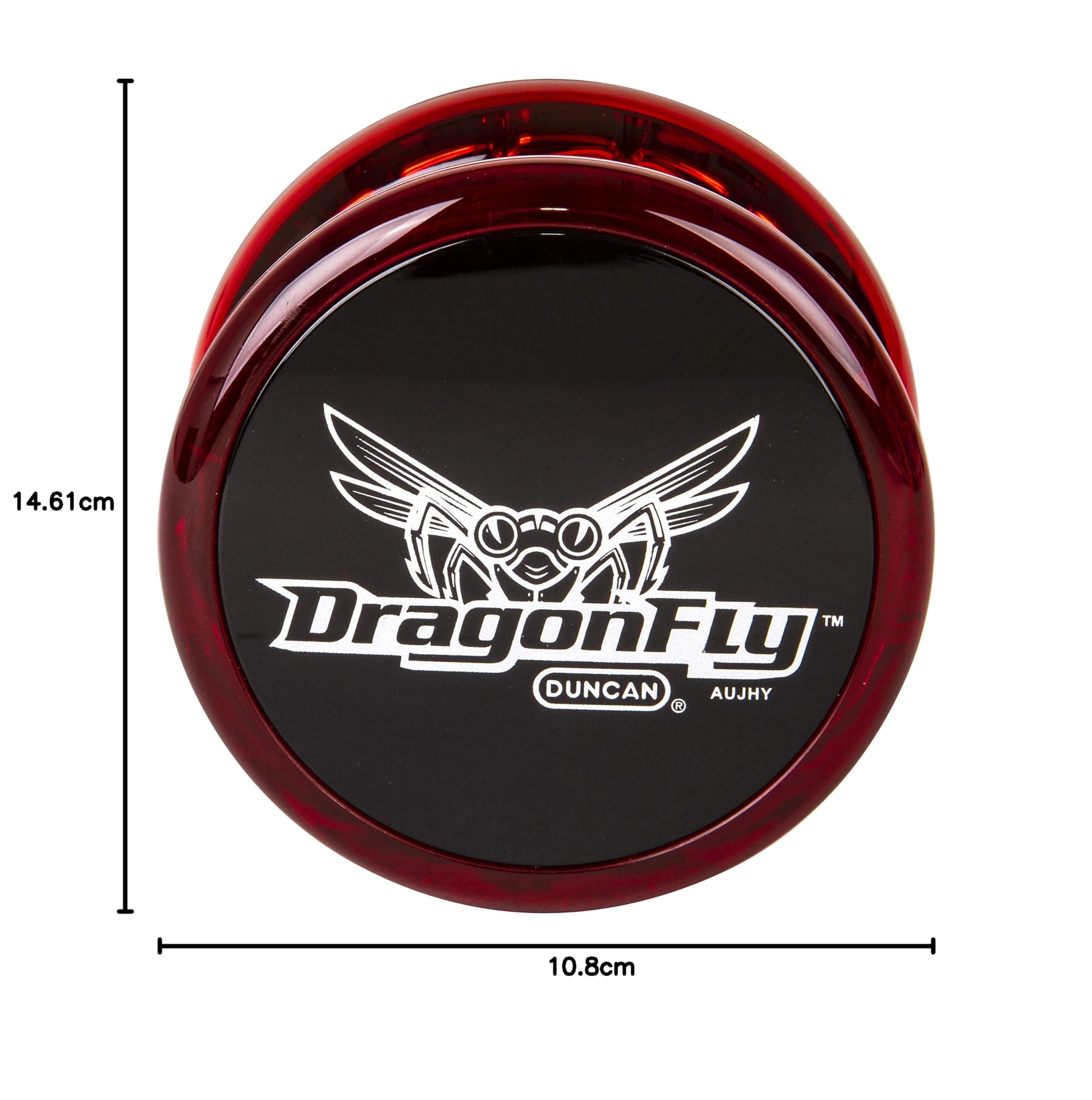 Amazon | Dragonfly Yo-Yo -Red with Black Cap | ヨーヨー | おもちゃ