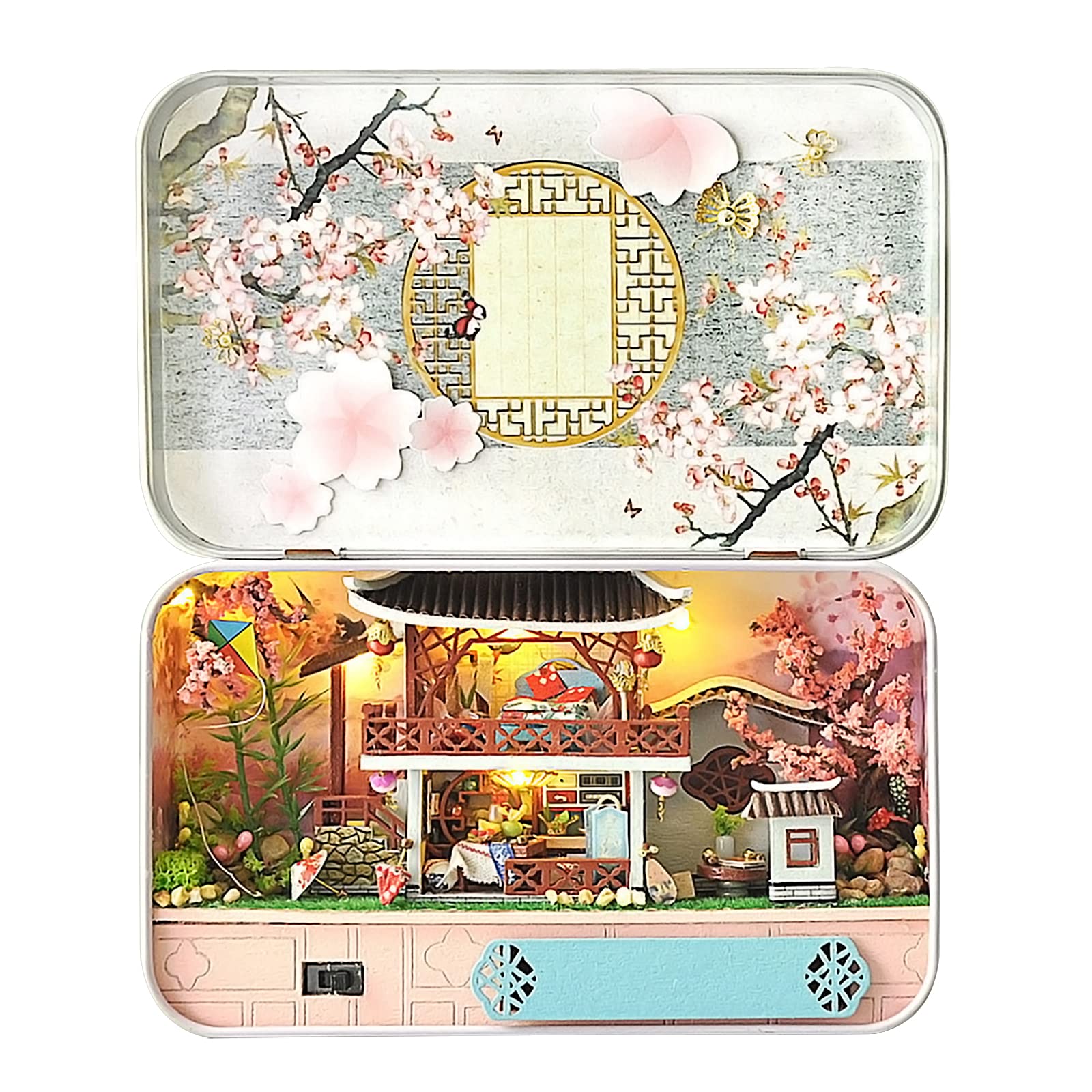 Diy Miniature Dollhouse With Furniture Diy Dollhouse Kit 3d Wooden