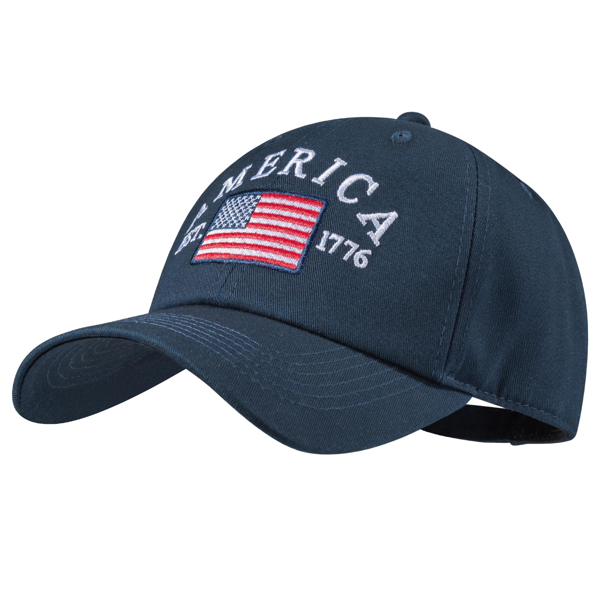 IIN American Flag Baseball Cap for Men Women Low Profile USA Army Tactical Operator Military Plain Dad Hat