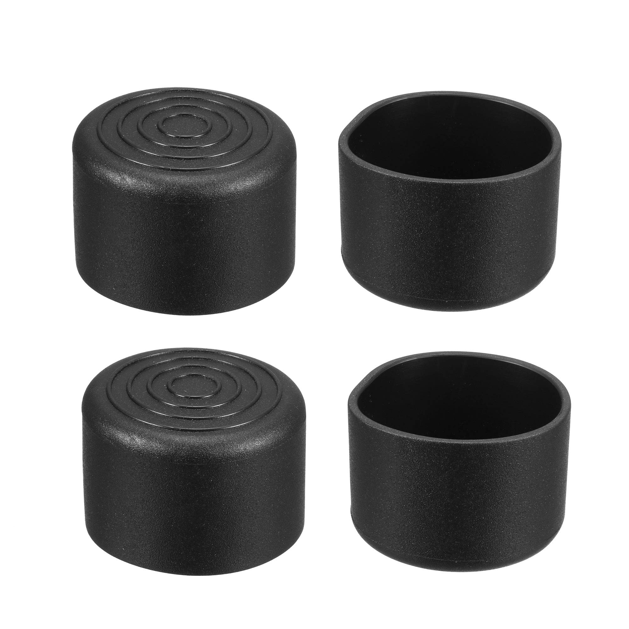 Amazon.co.jp: uxcell パイプキャップ 内径40mm 家具デスク椅子