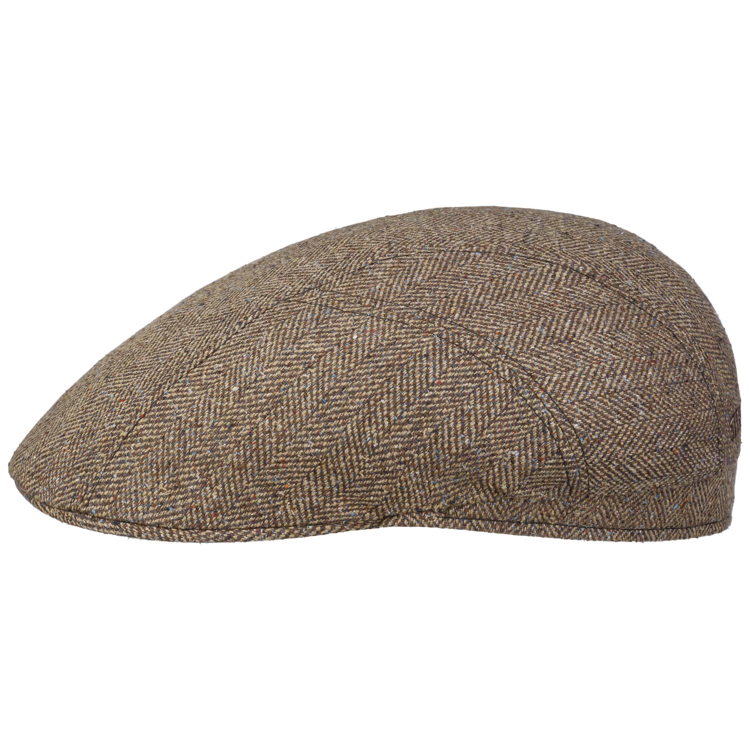 Stetson Herringbone UV Driver Flatcap Herren Made in Germany Sommer Winter